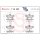 Brake pad set disc brake 20 mm BREMBO suitable for e.g. OPEL ADAM