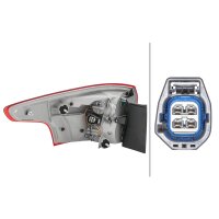 Rückleuchte rechts 12 V PY21W LED HELLA passend für FORD FOCUS