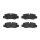 Brake pad set disc brake 18 mm BREMBO for MERCEDES-BENZ VITO and others