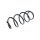 Suspension Spring Front Axle Coil Spring TRISCAN fits AUDI Q3