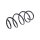 Suspension Spring Front Axle Coil Spring TRISCAN for AUDI A3 and others