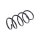 Suspension Spring Front Axle Coil Spring TRISCAN for AUDI A3 and others