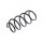 Suspension Spring Front Axle Coil Spring TRISCAN for FIAT PUNTO