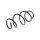 Suspension Spring Front Axle Coil Spring TRISCAN for RENAULT CLIO and others