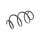 Suspension Spring Front Axle Coil Spring TRISCAN for RENAULT CAPTUR
