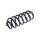 Suspension Spring Rear Axle Coil Spring TRISCAN for AUDI A3 and others