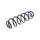 Suspension Spring Rear Axle Coil Spring TRISCAN suitable for AUDI Q3