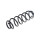 Suspension Spring Rear Axle Coil Spring TRISCAN for AUDI Q3 and others
