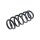 Suspension Spring Rear Axle Coil Spring TRISCAN for AUDI A3 and others