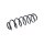 Suspension Spring Rear Axle Coil Spring TRISCAN for SKODA OCTAVIA and others