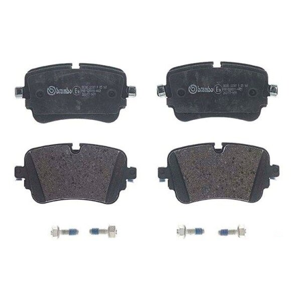 Brake pad set disc brake 17 mm BREMBO suitable for e.g. AUDI A6