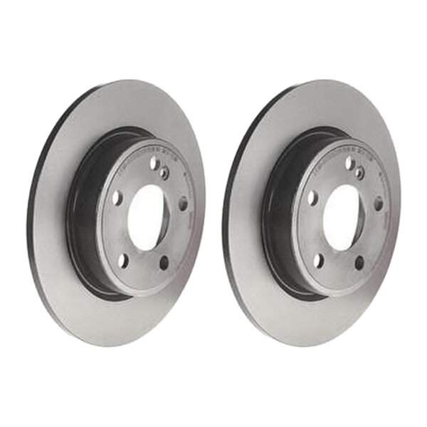 2 brake discs full Ø 276 mm 9 mm BREMBO for MERCEDES-BENZ A-CLASS and others