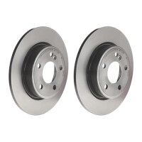 2 brake discs full Ø 276 mm 9 mm BREMBO for...