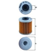Ölfilter Filtereinsatz 38mm MAHLE für RM-Z