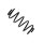 Suspension Spring Front Axle BILSTEIN for e.g. OPEL Astra G Caravan