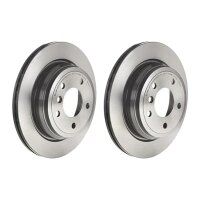 2 brake discs ventilated Ø 300 mm 20 mm coated...