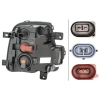 Nebelscheinwerfer links FF HELLA für VW SCIROCCO III...