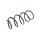 Suspension Spring Front Axle Coil Spring TRISCAN for SEAT LEON and others