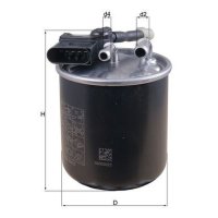Kraftstofffilter MAHLE für INFINITI Q50