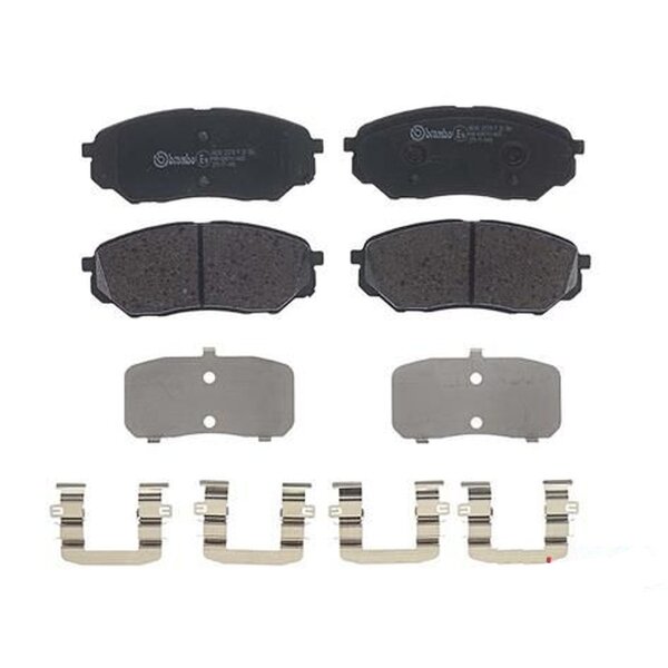 Brake pad set disc brake 17 mm BREMBO for KIA SORENTO and others