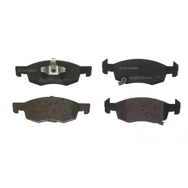 Brake pad set disc brake 17 mm BREMBO suitable for e.g. OPEL CORSA
