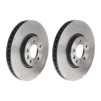 2 brake discs ventilated Ø 340 mm 32.5 mm BREMBO...