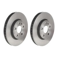 2 brake discs ventilated Ø 276 mm 26 mm BREMBO for...