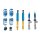 Suspension Kit, springs/shock absorbers Gas Pressure BILSTEIN for e.g. AUDI A3 Sportback