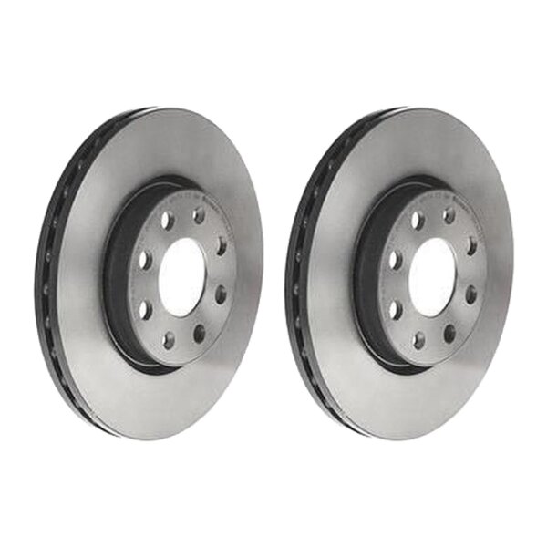 2 Bremsscheiben innenbelüftet Ø 257 mm 22 mm BREMBO für u.a. FIAT GRANDE