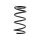 Suspension spring front axle BILSTEIN B3 for e.g. HYUNDAI TUCSON