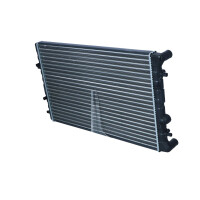 Radiator engine cooling fins mechanically joined 632 - 414 mm alu NRF for VW FOX
