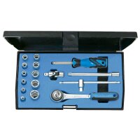 Steckschlüssel-Satz 1/4 16-tlg 6-kant 4-13mm GEDORE...