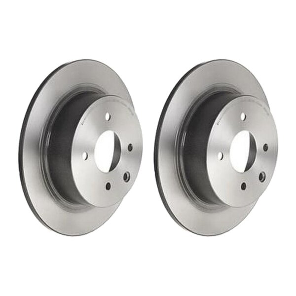 2 brake discs full Ø 292 mm 9 mm coated BREMBO for e.g. NISSAN TIIDA