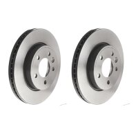 2 brake discs ventilated Ø 303 mm 28 mm BREMBO for...