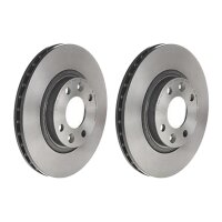 2 brake discs ventilated Ø 258 mm 22 mm BREMBO for...