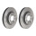 2 brake discs ventilated Ø 258 mm 22 mm BREMBO for DACIA LOGAN and others