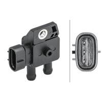 Sensor Exhaust Pressure screwed 3-pin HELLA for e.g. KIA SPORTAGE