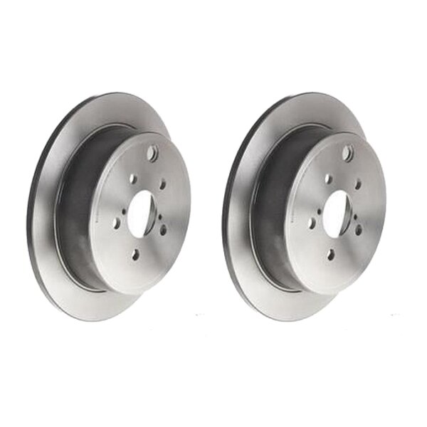 2 brake discs full Ø 286 mm 10 mm coated BREMBO for SUBARU IMPREZA and others