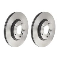 2 brake discs ventilated Ø 307 mm 24 mm BREMBO for...