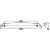 Zusatzbremsleuchte hinten LED mit Leitung HELLA für DAF