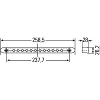 Zusatzbremsleuchte hinten LED HELLA für EVOBUS