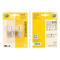 Bulb 12 V 21 W P21W BA15s crystal clear HELLA STANDARD...