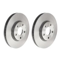 2 Bremsscheiben innenbelüftet Ø 278 mm 24 mm...