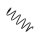 Suspension Spring Front Axle BILSTEIN for e.g. MERCEDES-BENZ A-Klasse