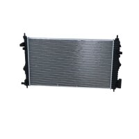 Radiator Engine cooling fins brazed 680 - 398 mm alu NRF for e.g. OPEL INSIGNIA