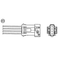 Lambda probe jump probe 4 lines NTK for PEUGEOT 206...
