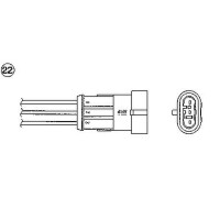 Lambda probe jump probe 3 leads NTK for ALFA ROMEO SPIDER...