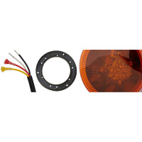 Blitz-Kennleuchte 24 V LED gelb amber HELLA passend für AEBI