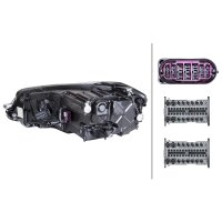 Hauptscheinwerfer rechts LED HELLA für u.a. VW Golf VII