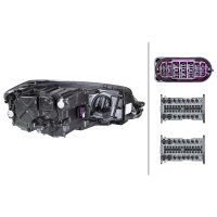 Main headlight left LED HELLA for VW Golf VII and others
